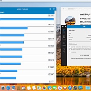 Screen Shot 2017-12-29 at 08.06.46  Porównanie  procesora  Intel Core i5 8650K 3.6@4.7 GHz z innymi procesorami . Tryb Multi-Core.